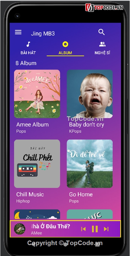 App,Nghe nhạc,Music,Giao diện đẹp